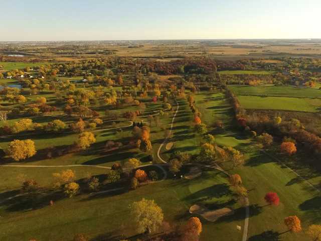 Aerial view of the Craig Woods Golf Course