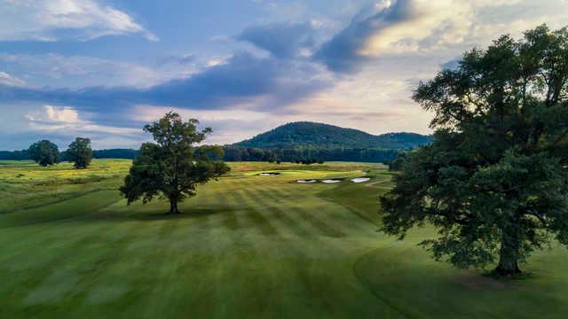 View from a fairway at FarmLinks at Pursell Farms