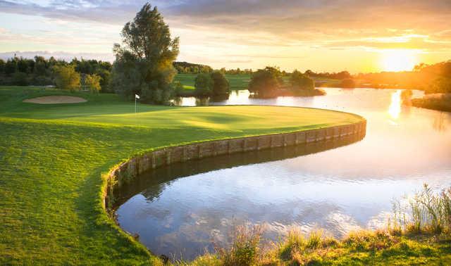 View of the 7th hole from the Masters Course at The Shire London