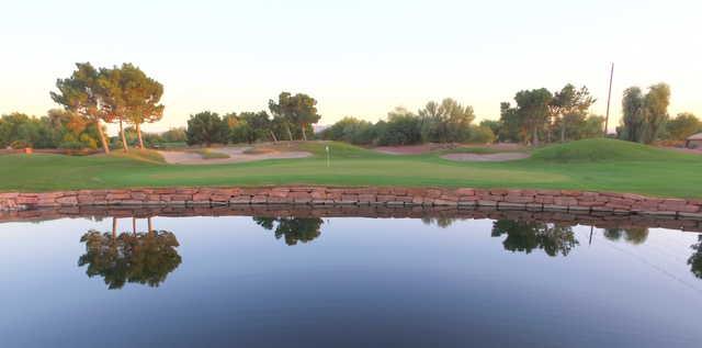 View of the 17th hole at Stallion Mountain Golf Club