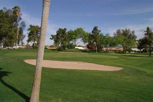 A view of hole #16 at Union Hills Country Club