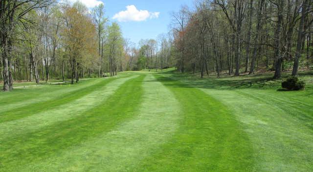 View of a green at Hickory Heights Golf Club - Public