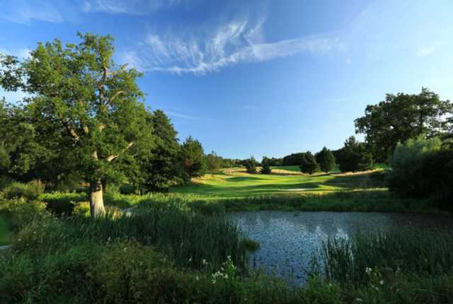 A view of hole #13 at West Course from East Sussex National.