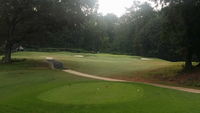 A view of tee #2 at John A. White Golf Course.