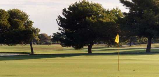 A view of a green at Ken Mc Donald Golf Course