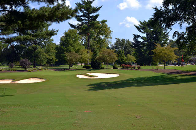 A view of a hole at Indian Hills Country Club.