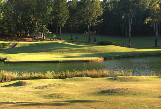 A view of the 12th green at University of Georgia Golf Course.