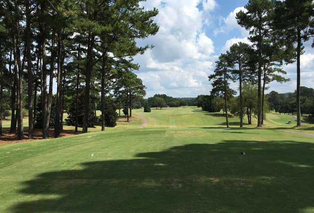 A view from a tee at University of Georgia Golf Course.