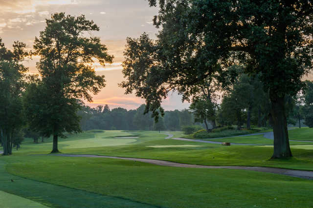 A sunset view from Woodmont Country Club.