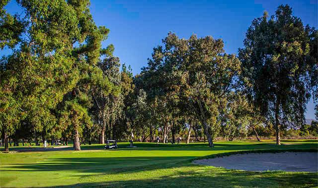 A view of a green at Encino from Sepulveda Golf Complex.