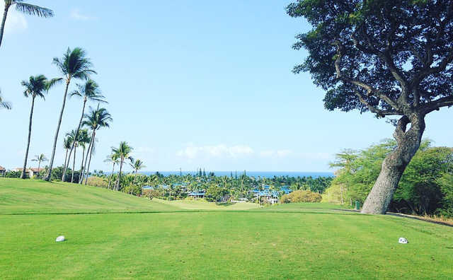 A view from tee #1 at Kona Country Club.