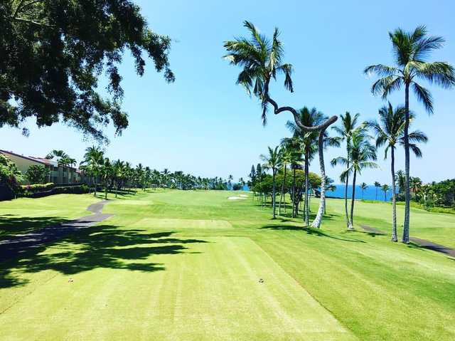 A view from the 14th tee at Kona Country Club.