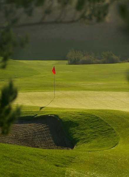 A view of green #16 at Quarry Pines Golf Club