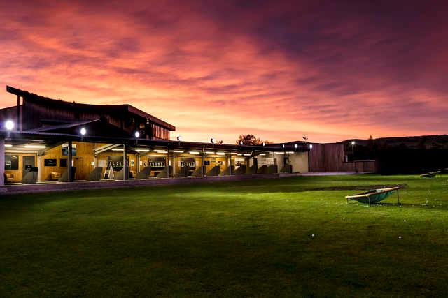 View of the clubhouse at Carus Green Golf Club