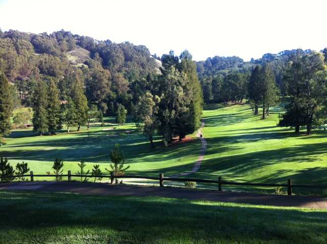 A view of a fairway at Tilden Park Golf Course.