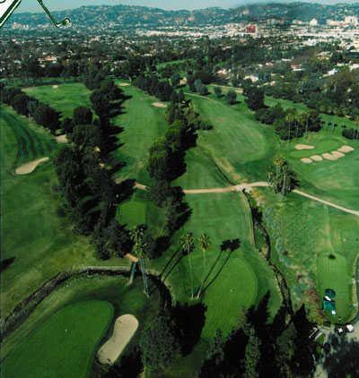Aerial view from Wilshire Country Club