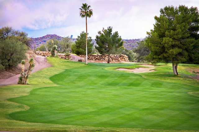 A view from fairway #1 at Wickenburg Country Club.