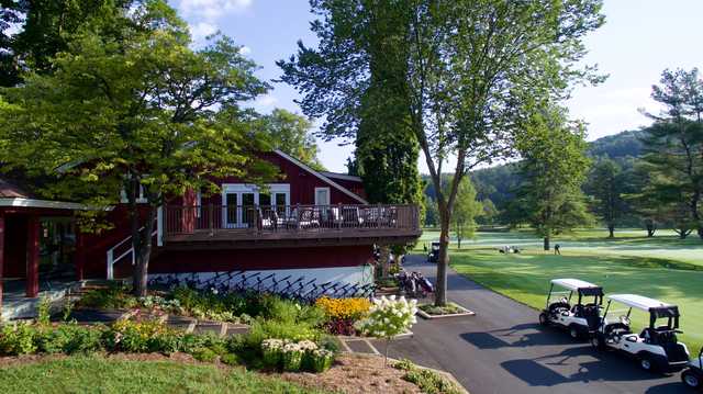 View of the clubhouse at Woodstock Country Club