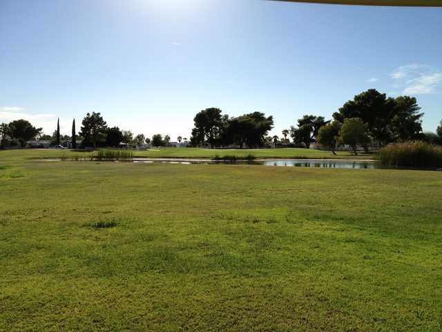 A view over the water from Blythe Golf Course.