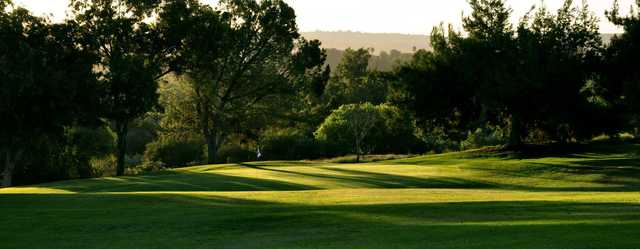 A view of a hole at Jurupa Hills Country Club.