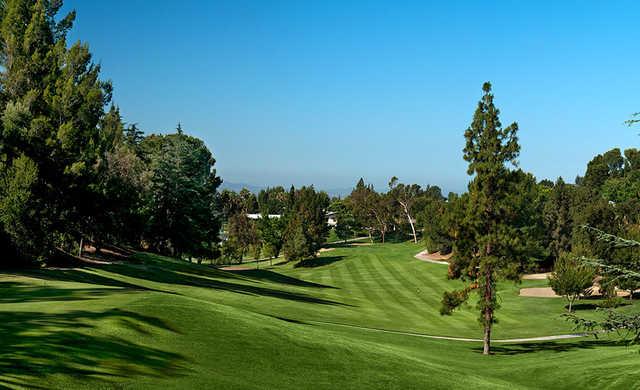 A view of the 18th fairway at Knollwood Golf Course.