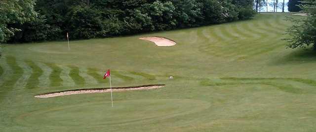 View of the 8th and 17th greens at Roundwood Hall Golf Club