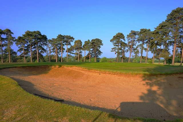 View of the 8th bunker at Carswell Golf & Country Club
