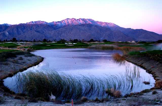 A view over the water from Cimarron Golf Club.