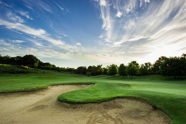 View of a green at The Hertfordshire Golf Club