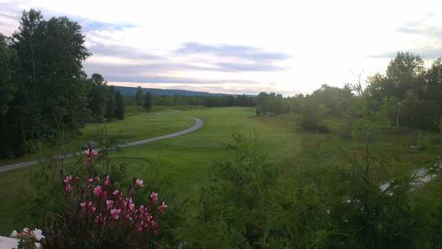 A view of a tee at Cranberry Golf Course