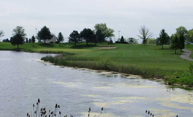A view over the water from Deerfield Golf Course.