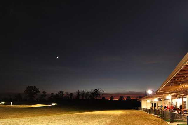 An evening view from Tri County Golf Ranch