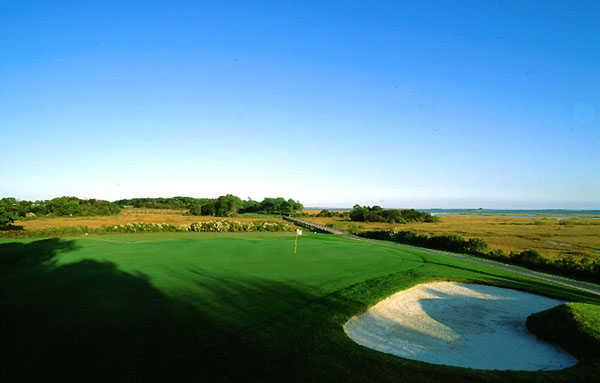 A view of the 17th hole at Eagle's Landing
