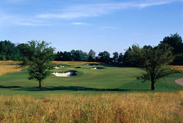 A view of the 7th hole at Dalhousie Golf Club.