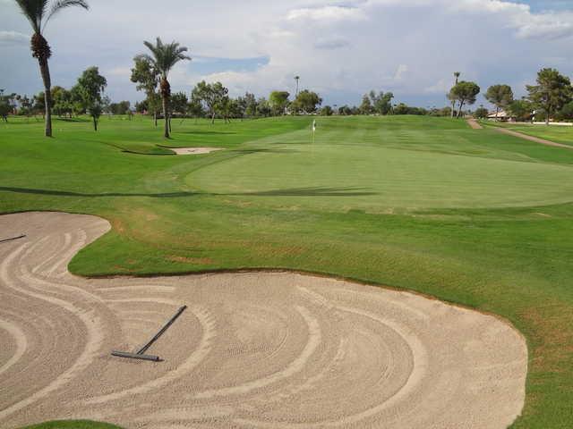 A view of a green at Briarwood Country Club.