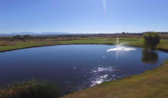 A view over the water from San Pedro Golf Course.