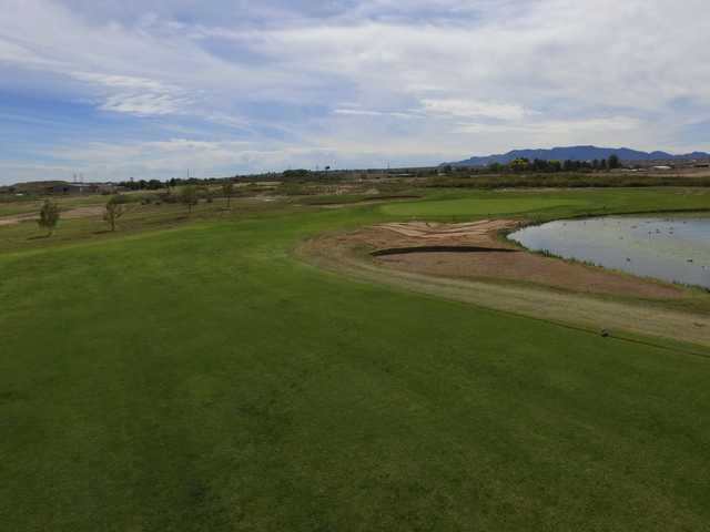 A view of the 18th hole at San Pedro Golf Course.