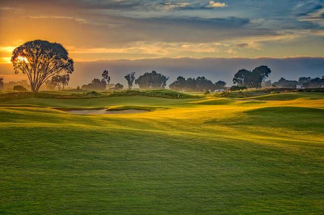A view from Baylands Golf Links