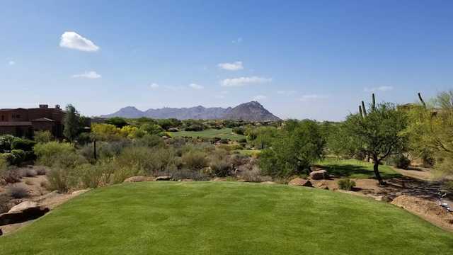 A sunny day view from Troon North Golf Club.