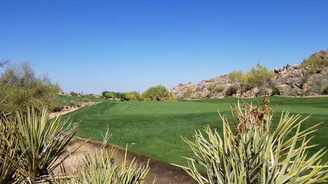 A view of a fairway at Troon North Golf Club.