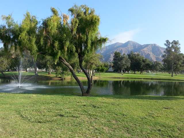 A view over the water from El Cariso Golf Course.