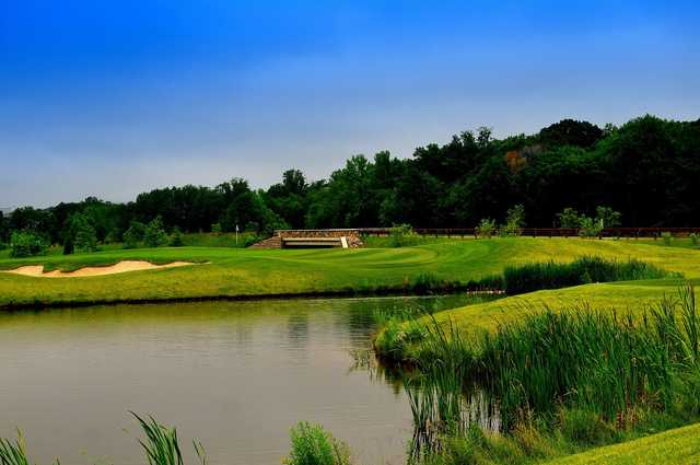 A view over the water from Rock Manor Golf Club.