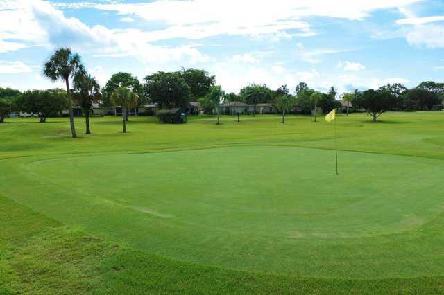 A view of a green at Lakewood Country Club of Naples.