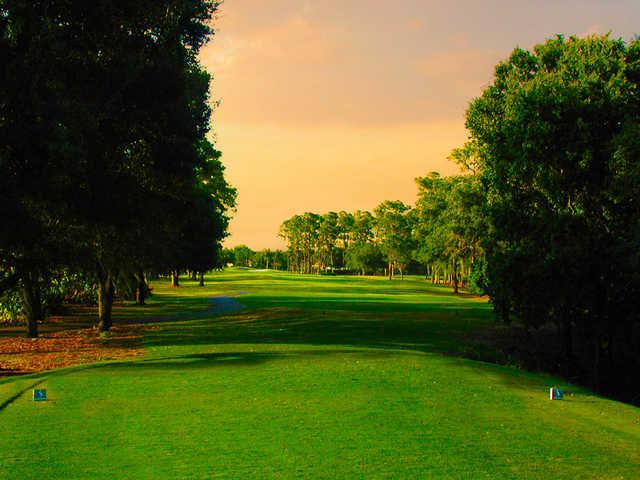 A view from a tee at Highlands Golf Course.