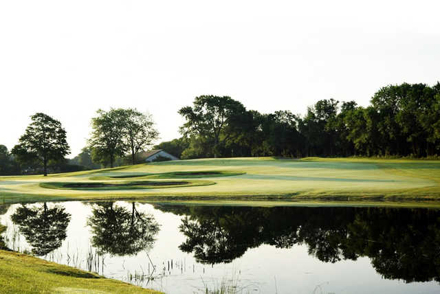 A view over the water from Calumet Country Club.