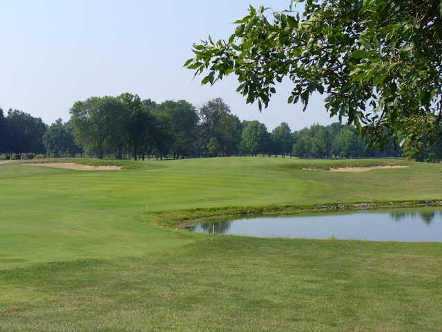 A view of a fairway at Rend Lake Golf Course.