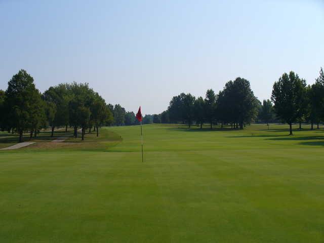 A view of a hole at Rend Lake Golf Course.