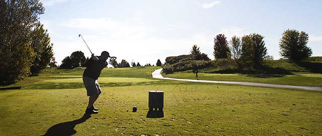 A view from a tee at Naperbrook Golf Course.