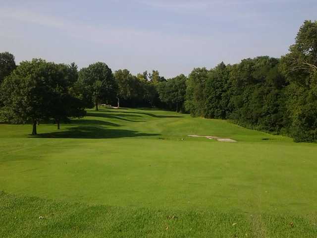 A sunny day view from Woodruff Golf Course.