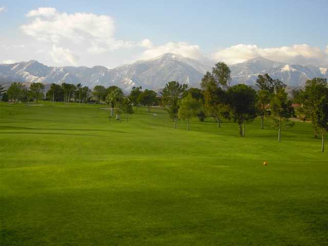 A view of fairway #18 at Mission Lakes Country Club
